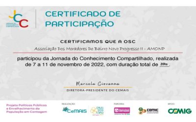 JCC parceria CeMAIS